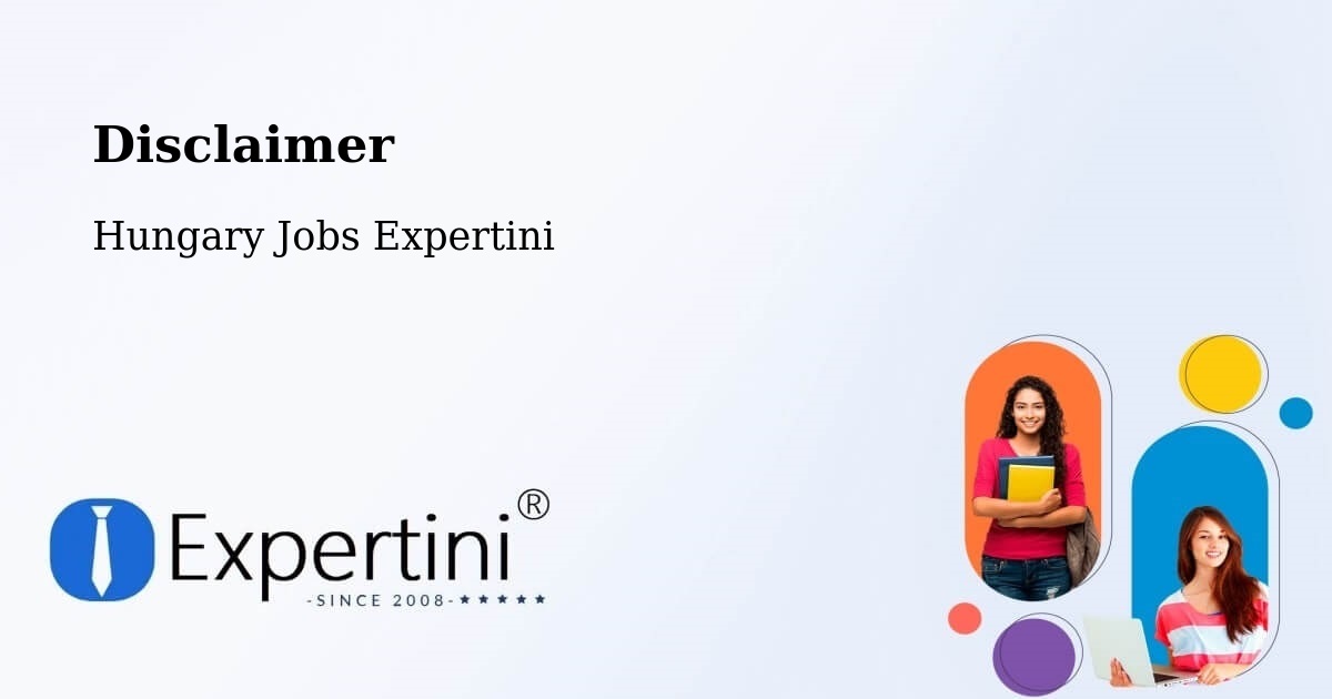 Disclaimer – Boldva - Hungary Jobs Expertini