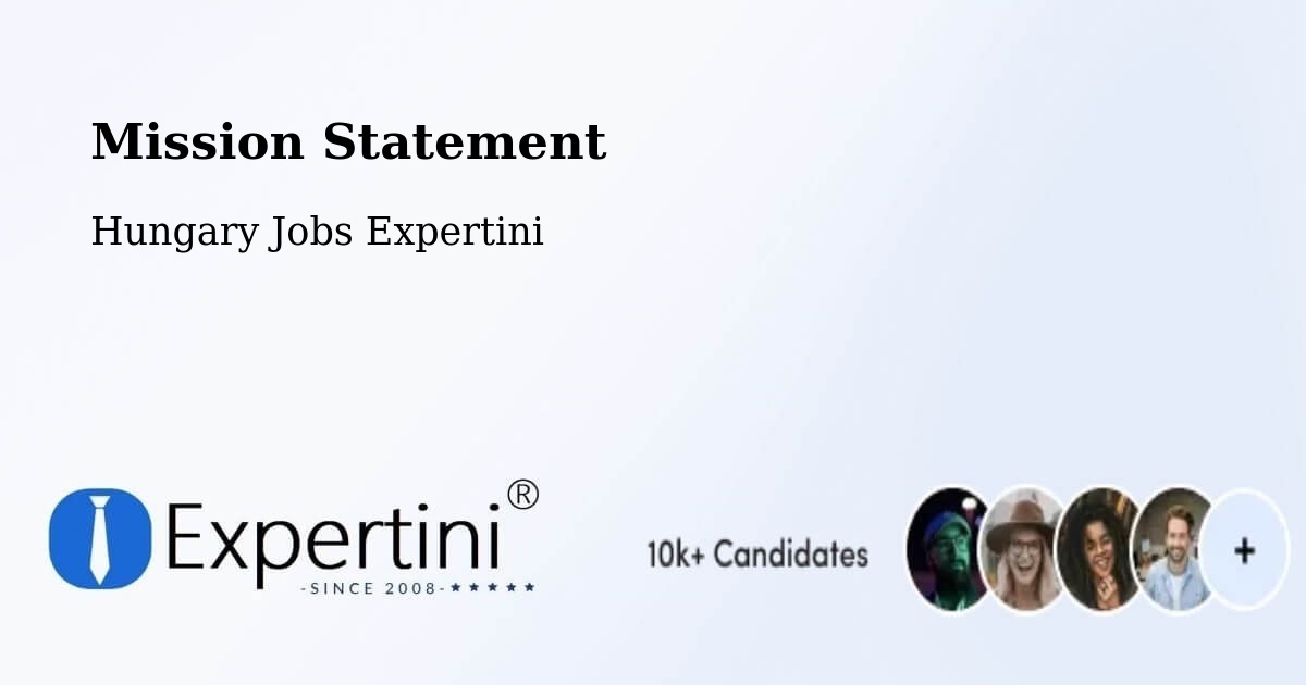 Corporate Mission – Boldva - Hungary Jobs Expertini